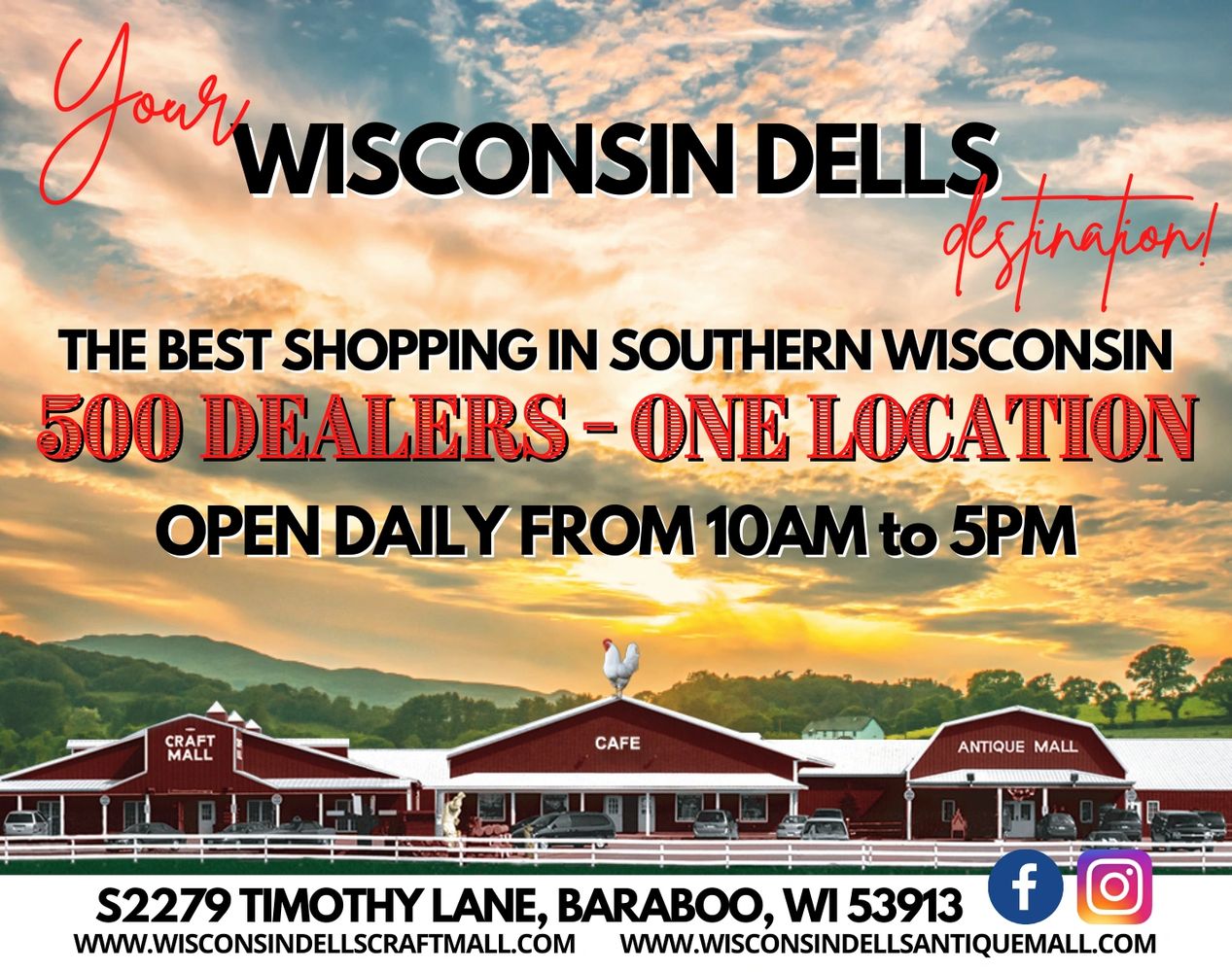 Wisconsin Dells Craft Mall Market, Crafts, Retail
